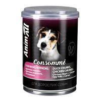 Вологий корм для собак Animall Dog Consomme Duck & Chicken 375 г