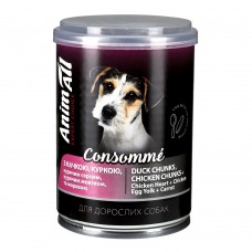 Вологий корм для собак Animall Dog Consomme Duck & Chicken 375 г