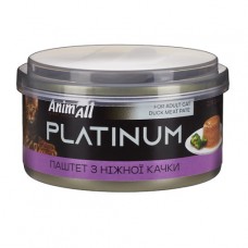 Вологий корм для котів Animall Platinum Cat Duck Pate 70 г