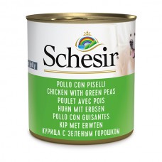 Влажный корм для собак Schesir Chicken With Green Peas 285 г