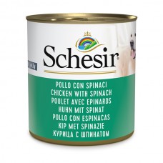 Влажный корм для собак Schesir Chicken With Spinach 285 г
