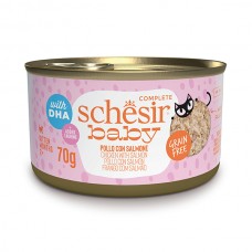 Влажный корм для котят Schesir Baby Chicken With Salmon 70 г