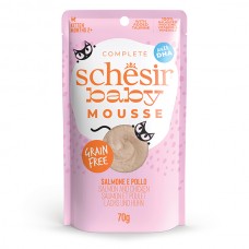 Влажный корм для котят Schesir Baby Salmon and Chicken 70 г