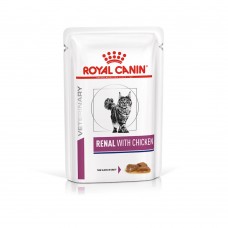 Влажный лечебный корм для котов Royal Canin (Роял Канин) Renal with Chicken 85 г