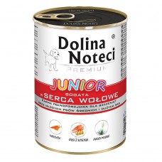 Вологий корм для щенят Dolina Noteci Puppy Premium Beef Heart 400 г