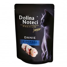 Вологий корм для кошенят Dolina Noteci Kitten Premium Danie Cod & Sardine 85 г