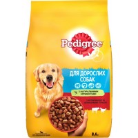 Сухой корм для собак Pedigree Beef & Poultry 8.4 кг
