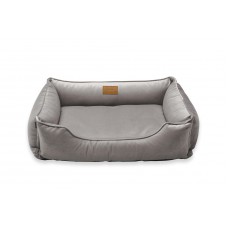Лежак для собак та котів Harley & Cho Dreamer Velur Gray S 60х45 см