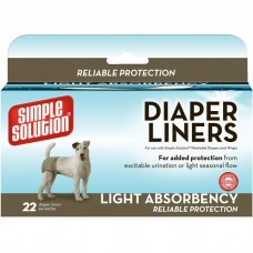 Вологовбиральні прокладки для собак Simple Solution Disposable Diaper Light Flow 22 шт.