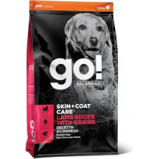 Сухий беззерновий корм для собак та цуценят GO! Skin + Coat Lamb 1.6 кг