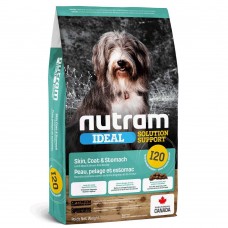 Сухой корм для взрослых собак с чувствительной кожей и желудком Nutram (Нутрам) I20 Ideal Solution Support Skin Coat & Stomach 20 кг