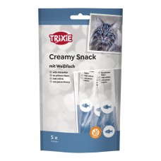 Лакомство для котов Trixie (Трикси) Creamy Snacks with White Fish 5 шт.х14 г