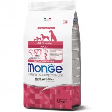 Сухий корм для собак Monge Dog Monoprotein All breeds Adult Beef 2.5 кг