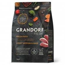 Сухий корм для собак Grandorf Fresh Duck & Sweet Potato Adult Dog Medium & Maxi 3 кг