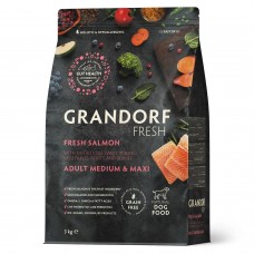Сухий корм для собак Grandorf Fresh Salmon & Sweet Potato Adult Dog Medium & Maxi 3 кг