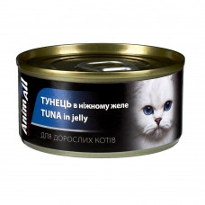 Вологий корм для котів Animall Cat Tuna in Jelly 85 г