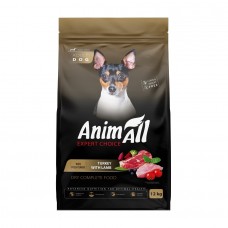 Сухий корм для собак Animall Small Breeds Turkey & Lamb 12 кг