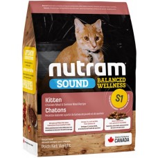 Сухий корм для кошенят Nutram S1 Sound Balanced Kitten 0.34 кг