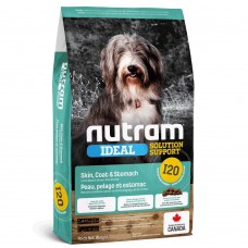 Сухий корм для дорослих собак із чутливою шкірою та шлунком Nutram I20 Ideal Solution Support Skin Coat & Stomach 0.34 кг
