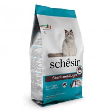 Cухий корм для котів Schesir Cat Sterilized & Light Fish 10 кг