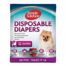 Памперси для собак малих порід Simple Solution Disponible Diaper X-Small Toy 12 шт.