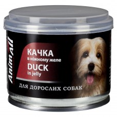 Вологий корм для собак Animall Dog Duck in Jelly 195 г