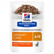 Влажный лечебный корм для котов Hill's Prescription Diet Feline s/d Urinary Care Chicken 1.5 кг