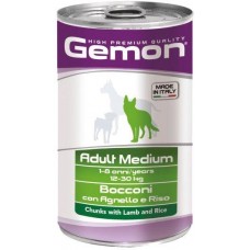 Вологий корм для собак Gemon Dog Wet Medium Adult Lamb & Rice 1.25 кг