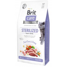 Сухой беззерновой корм для котов Brit Care Cat GF Sterilized Weight Control 0.4 кг