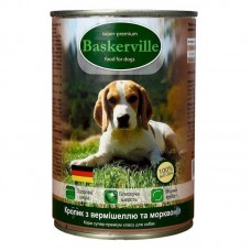 Вологий корм для собак Baskerville Dog Rabbit & Noodles 400 г