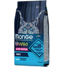 Cухий корм для котів Monge Cat Bwild Low Grain Anchovies 1.5 кг