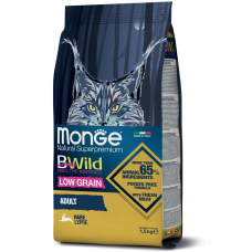 Cухий корм для котів Monge Cat Bwild Low Grain Hare 1.5 кг