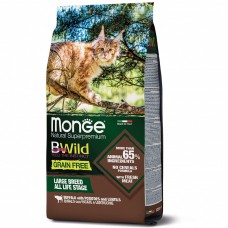 Cухий беззерновий корм для котів Monge Cat Bwild Gr.Free Buffalo 1.5 кг