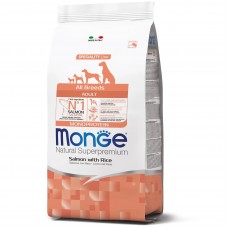 Сухий корм для собак Monge Dog Monoprotein All breeds Adult Salmone 15 кг