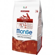 Сухий корм для собак Monge Dog Monoprotein All breeds Adult Lamb 2.5 кг