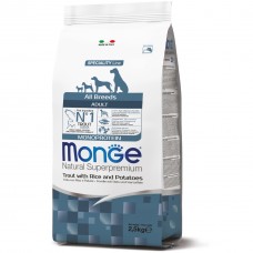 Сухий корм для собак Monge Dog Monoprotein All breeds Adult Trout 2.5 кг