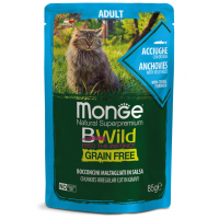 Вологий корм для котів Monge (Монж) Cat Acciugheo 85 г