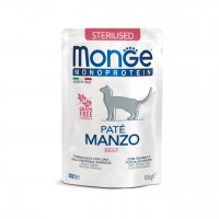 Влажный корм для котов Monge (Монж) Monoprotein Sterilised Beef 85 г