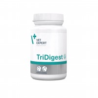 Добавка для підтримки травлення для котів та собак VetExpert (ВетЕксперт) Tridigest 40 шт.