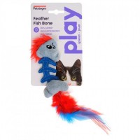 Игрушка для котов Petstages Feather Fish Bone Cat Toy