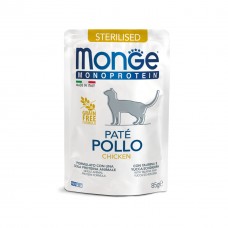 Вологий корм для котів Monge Monoprotein Sterilised Chicken 85 г