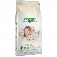 Сухий корм для цуценят BonaCibo Puppy Lamb & Rice 15 кг