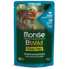 Влажный корм для котов Monge (Монж) Cat Tonno Sterilised 85 г