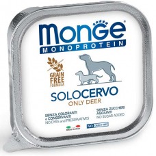 Вологий корм для собак Monge Dog Solo Cervo 150 г