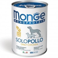 Вологий корм для собак Monge (Монж) Dog Solo Pollo 0.4 кг