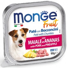 Вологий корм для собак Monge Dog Fruit Pork & Pineapple 100 г