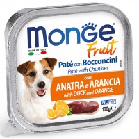 Влажный корм для собак Monge (Монж) Dog Fruit Duck & Orange 100 г