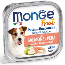 Вологий корм для собак Monge Dog Fruit Salmon & Pear 100 г