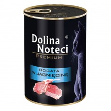 Вологий корм для котів Dolina Noteci Cat Premium With Lamb 400 г