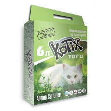 Наполнитель для кошачьего туалета Kotix Tofu Green Tea 6 л